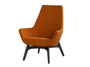 MISS WOOD - Upholstered fabric armchair with headrest _ Riccardo Rivoli